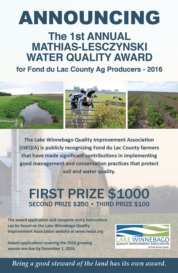 Mathias-Lesczynski Water Quality Award poster